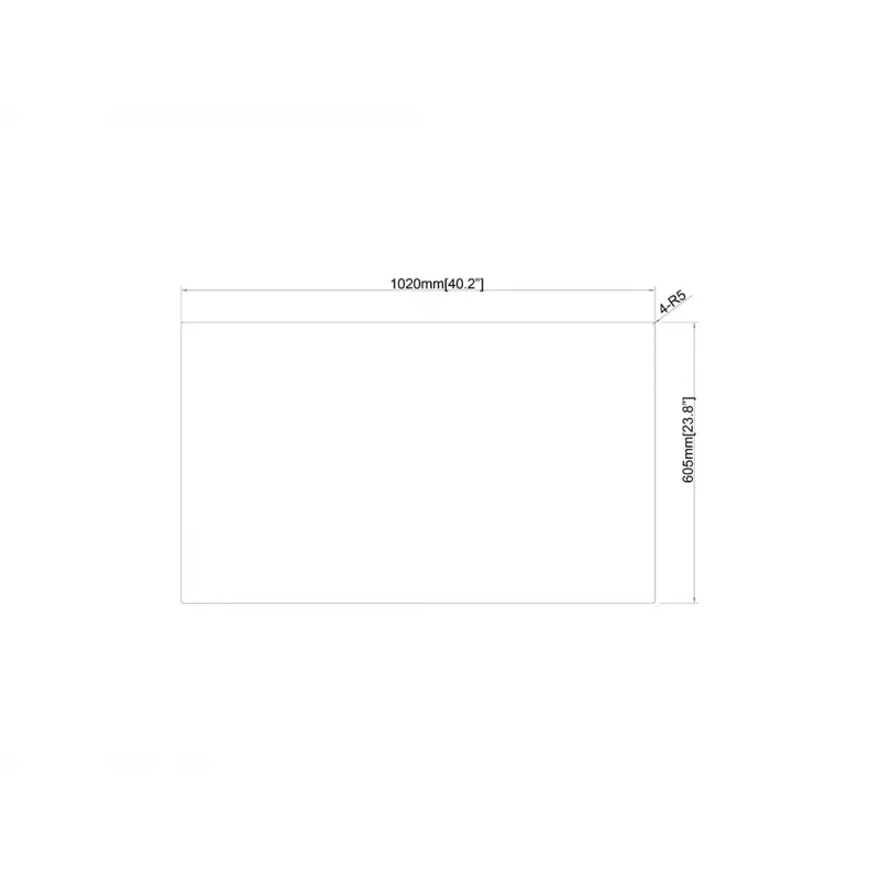 Protector de pantalla Multibrackets M Safety Sheet Policarbonato 43 Transparente