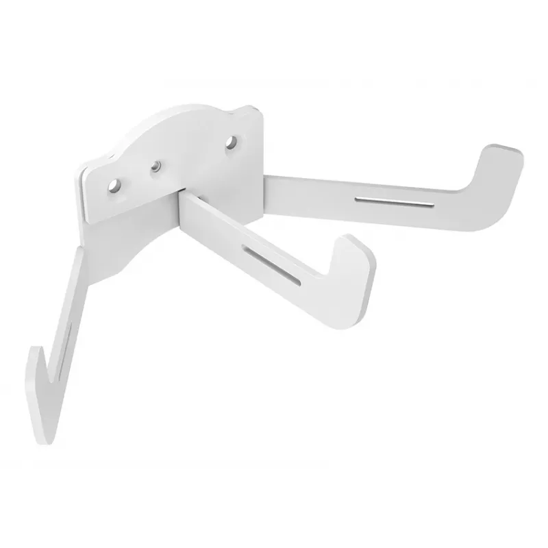 Gestión de cables de pared Multibrackets M Acero Blanco — para una gestión ordenada de cables