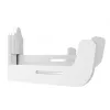 Gestión de cables de pared Multibrackets M Acero Blanco — para una gestión ordenada de cables