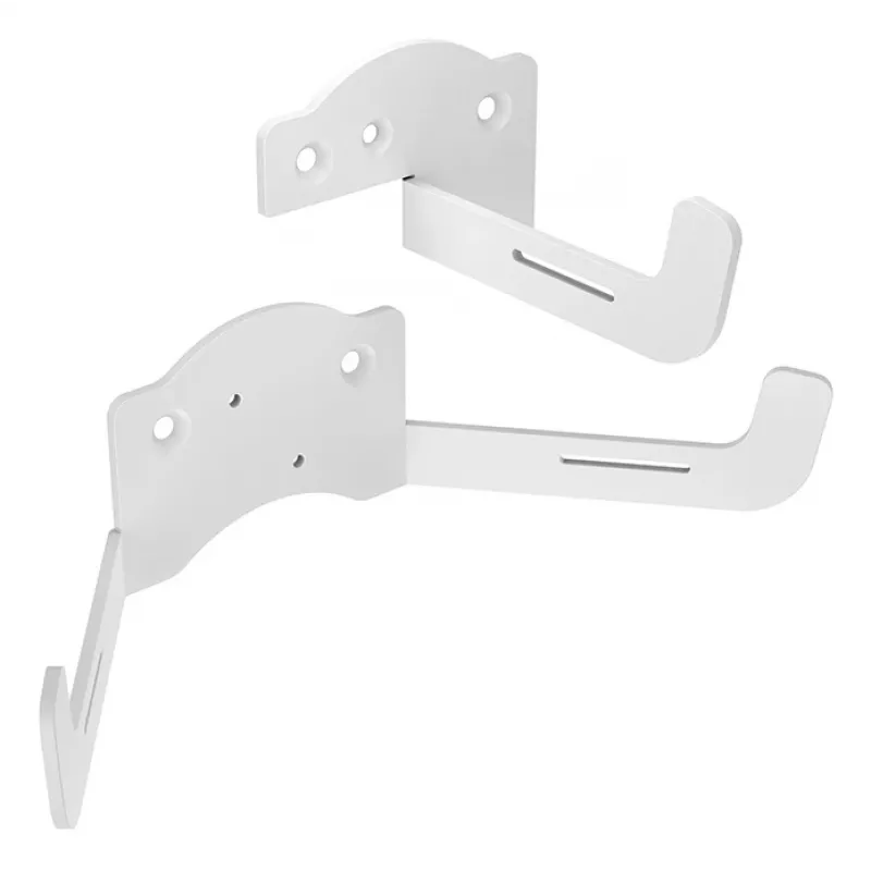 Gestión de cables de pared Multibrackets M Acero Blanco — para una gestión ordenada de cables