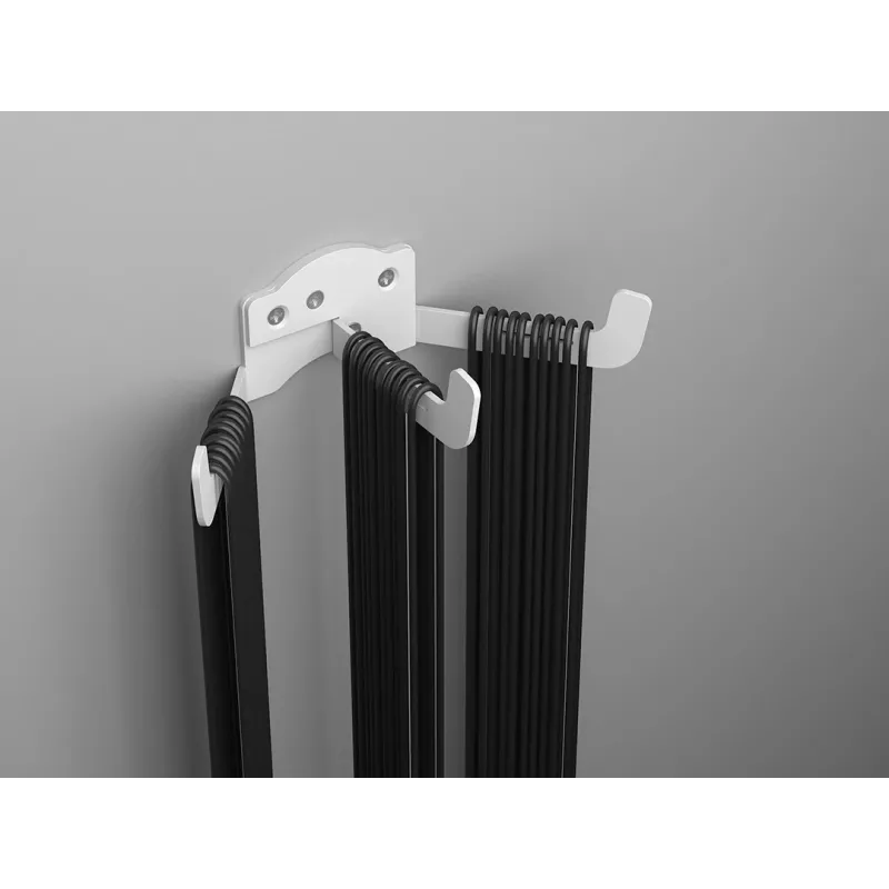 Gestión de cables de pared Multibrackets M Acero Blanco — para una gestión ordenada de cables
