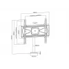 Multibrackets M VESA Bolt Down soporte de TV Turn 400 MAX 30 kg 23-55 inch