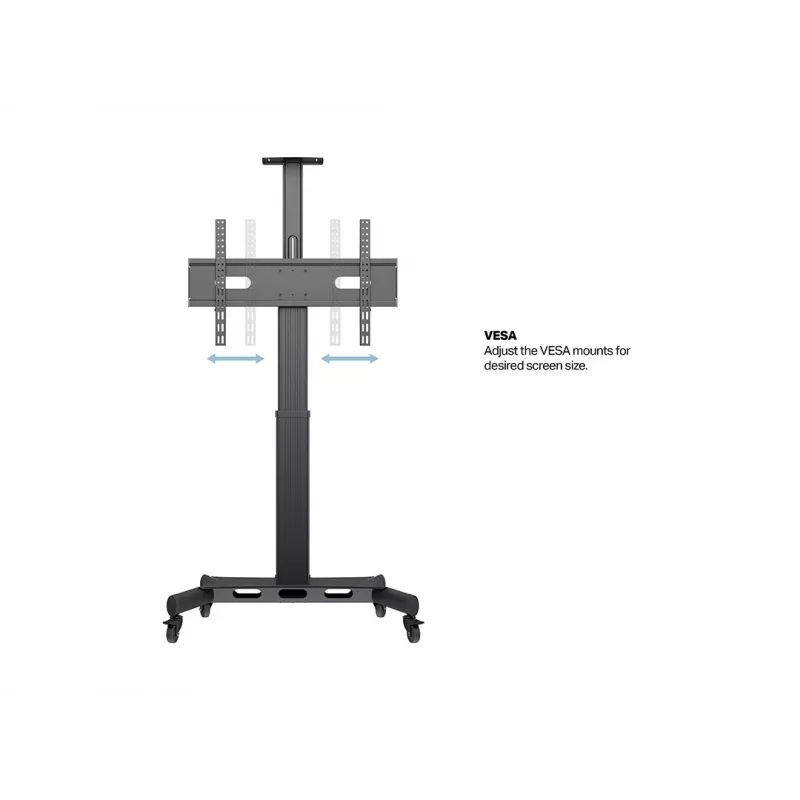 Multibrackets M soporte de suelo motorizado Public de columna única 170 HD 60 kg de capacidad 32-75