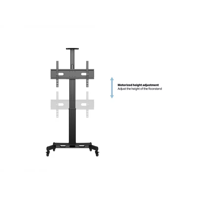 Multibrackets M soporte de suelo motorizado Public de columna única 170 HD 60 kg de capacidad 32-75