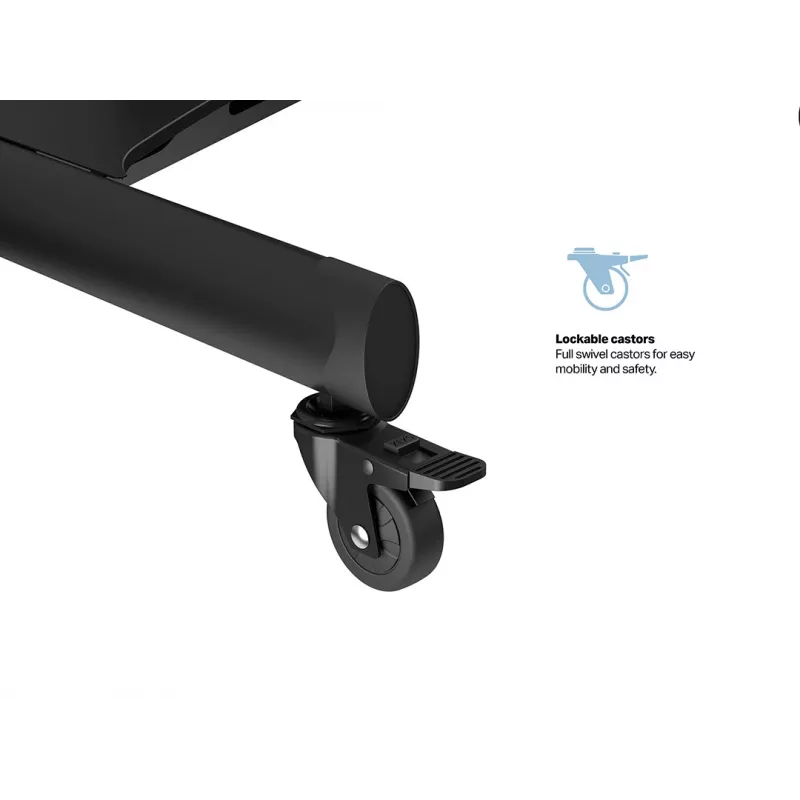 Multibrackets M soporte de suelo motorizado Public de columna única 170 HD 60 kg de capacidad 32-75