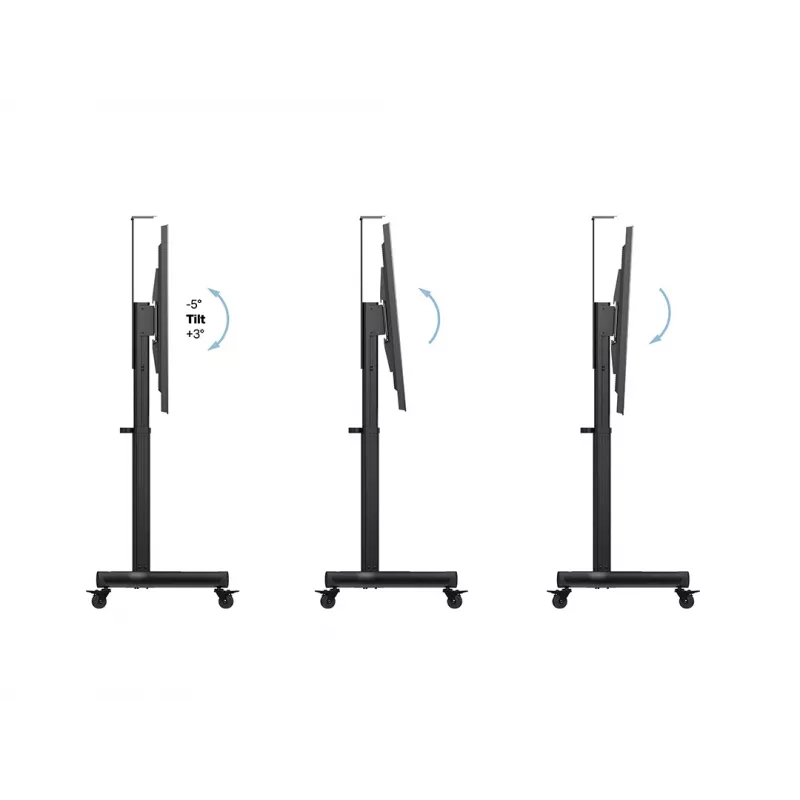 Multibrackets M soporte de suelo motorizado Public de columna única 170 HD 60 kg de capacidad 32-75