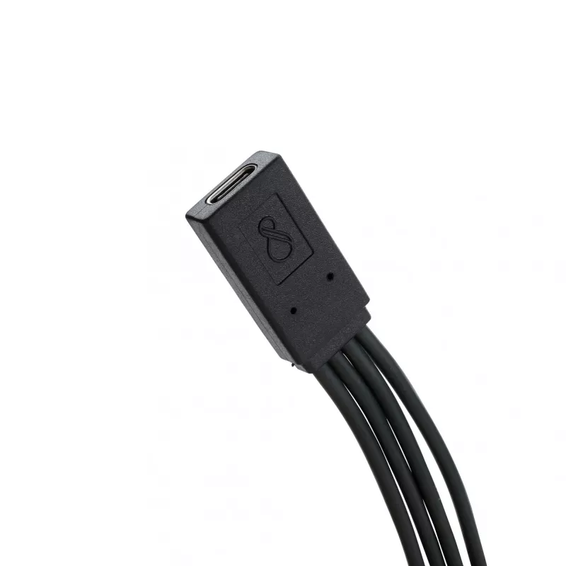 Adaptador de cable Ochno O-SBC-200-1 negro TPE 32 g