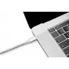 Cable USB-C a USB-C Ochno O-USBG2-70-1 — USB 3.2 Gen 2, DP Alt Mode 1.4, conector macho–conector macho, trenzado, 0,7 m, blanco