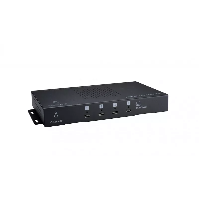 Ochno Power Conference 3 Single, con cable, USB 3.2 Gen 2 (3.1 Gen 2) Type-C, 100 W, 1.4/2.3, 10,100 Mbit/s, negro