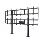 Peerless DS-S555-3X2 Carro/soporte multimedia Negro Soporte multimedia