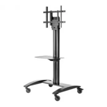 Peerless SR575M Carro/soporte multimedia Negro Pantalla plana
