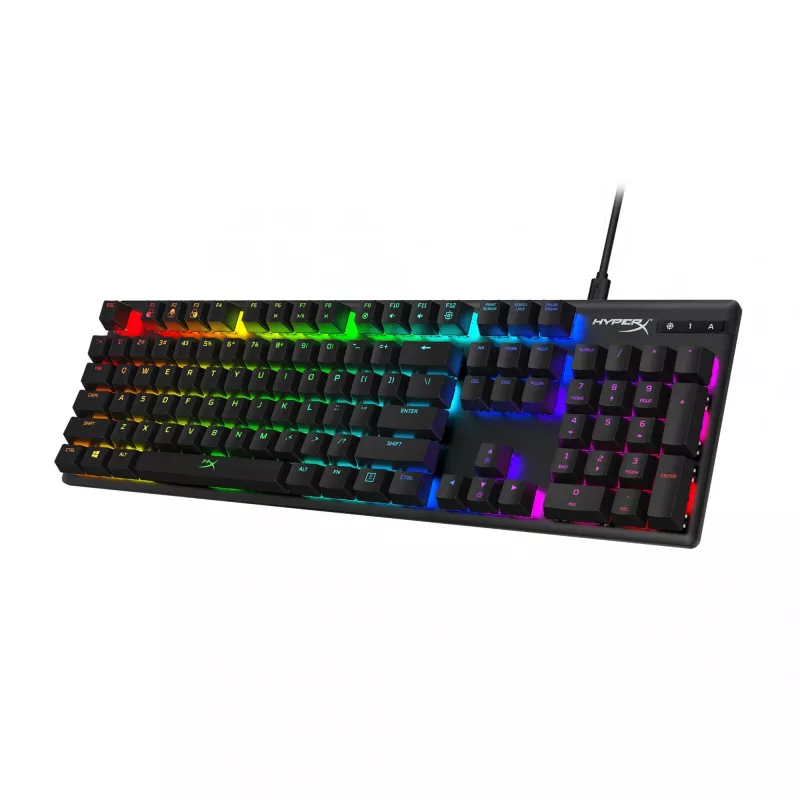 HyperX Alloy Origins Teclado Gaming USB QWERTY Inglés de EE. UU. Negro