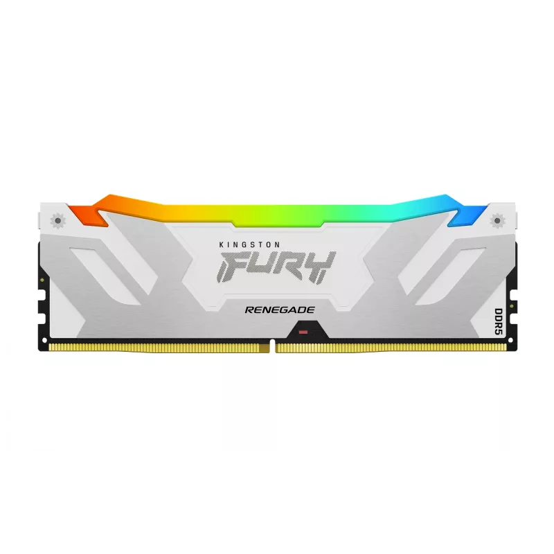 Kingston Technology FURY 16GB 6400MT/s DDR5 CL32 DIMM Renegade RGB Blanco XMP