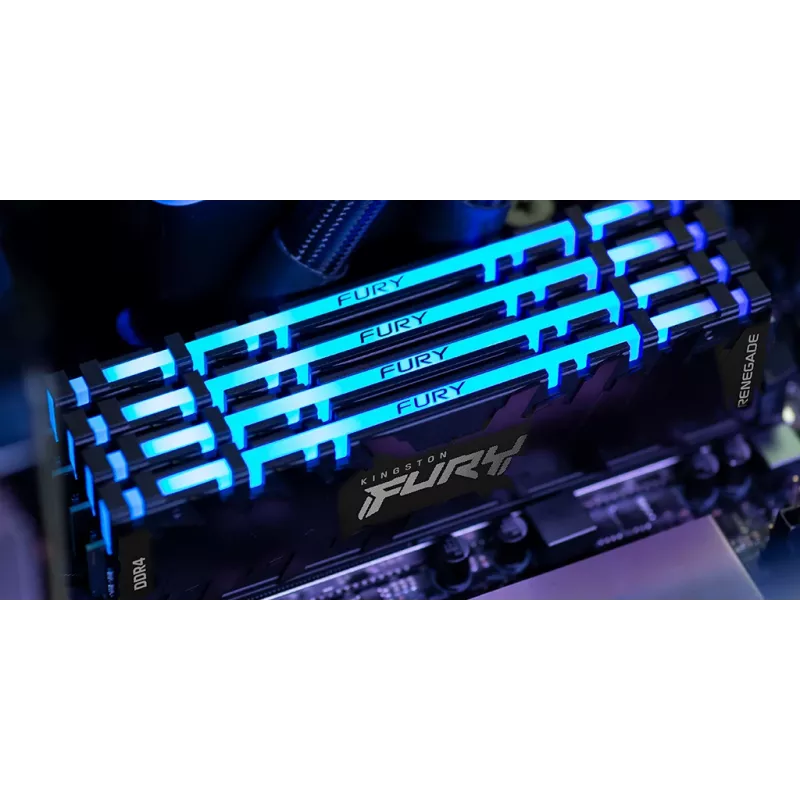 Kingston Technology FURY 64GB 3600MT/s DDR4 CL18 DIMM (Kit de 2) Renegade RGB