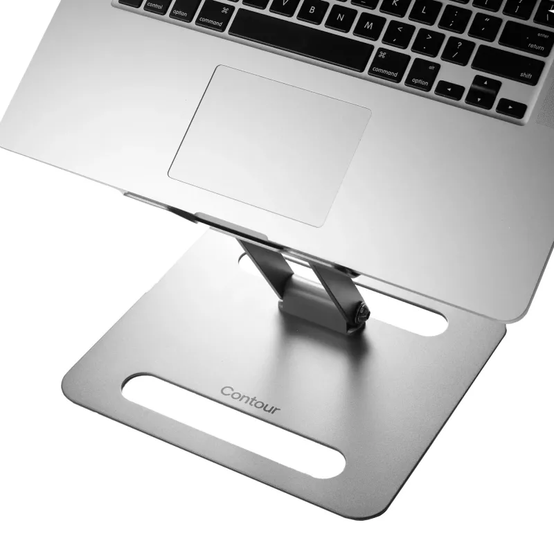 Soporte para portátil Contour Design Laptop Riser Steel gris altura 45-310mm