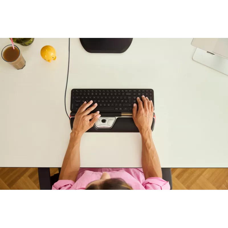 Ratón ergonómico con cable Contour Design RollerMouse Red USB-C 2800 DPI 6 botones