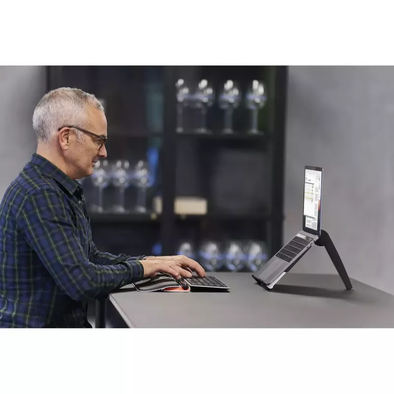 Contour RollerMouse Red Plus WL Travel Kit — inalámbrico RF, formato de teclado tamaño completo, negro, incluye ratón y reposamuñecas