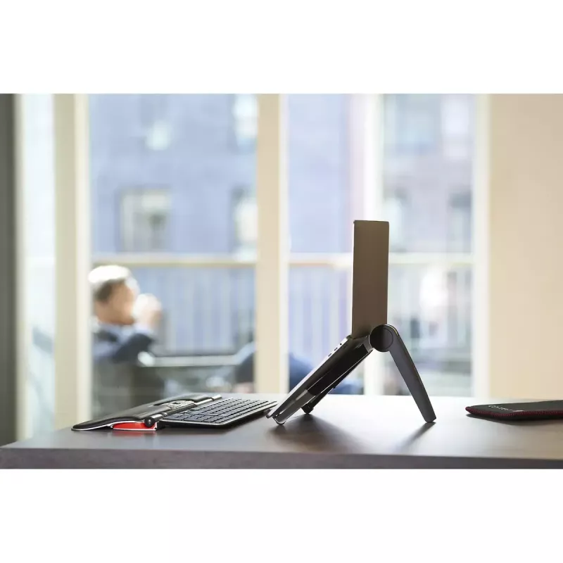 Contour RollerMouse Red Plus WL Travel Kit — inalámbrico RF, formato de teclado tamaño completo, negro, incluye ratón y reposamuñecas