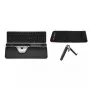 Contour RollerMouse Red Plus WL Travel Kit — inalámbrico RF, formato de teclado tamaño completo, negro, incluye ratón y reposamuñecas