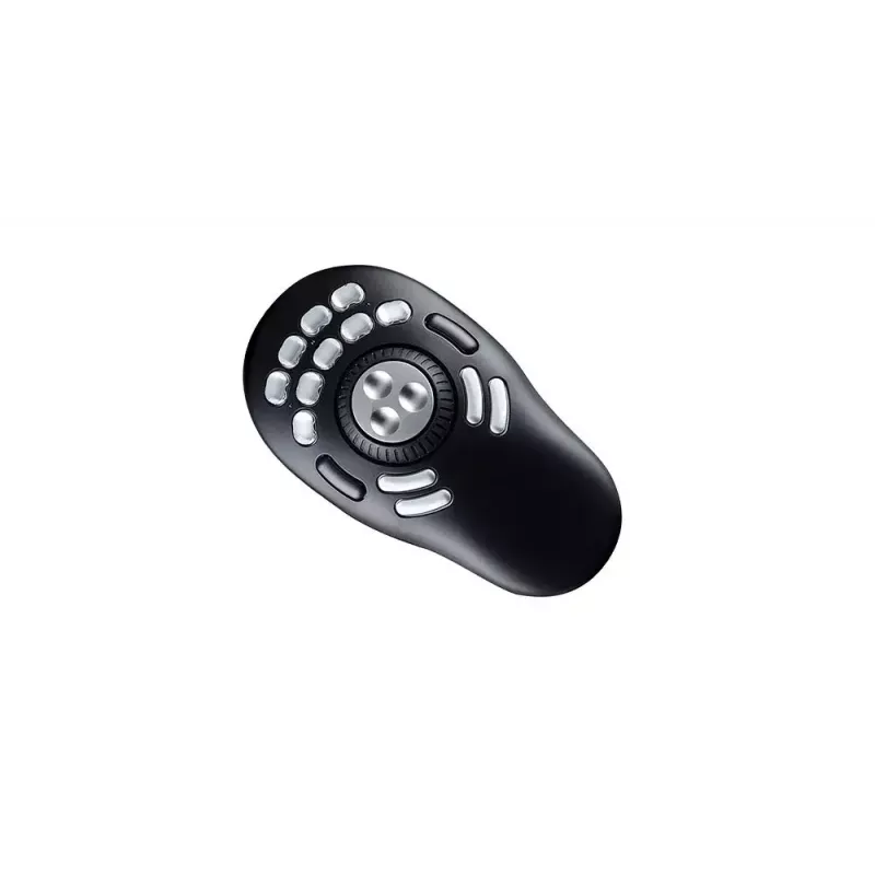 Control multimedia Contour PRO v2 – USB, plata/negro, 43×77,5×11,5 mm