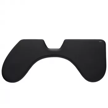 Reposamuñecas Contour Design RollerMouse reposabrazos rojo piel vegana 135x600x23mm