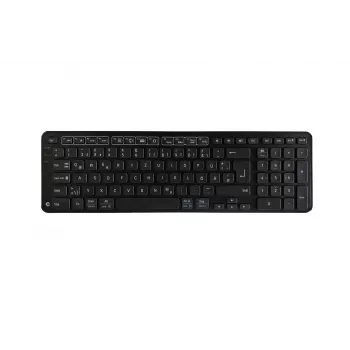 Contour Design Balance teclado BK versión Wireless-DE, tamaño completo (100%), con cable e inalámbrico, RF Wireless + USB, QWERTZ, negro