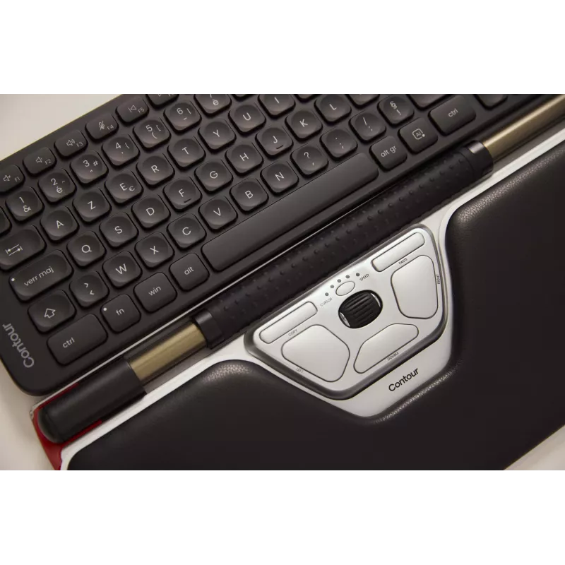 Contour Design Contour RollerMouse Red Plus y teclado Balance Mid-Size combo, inalámbrico, distribución PN