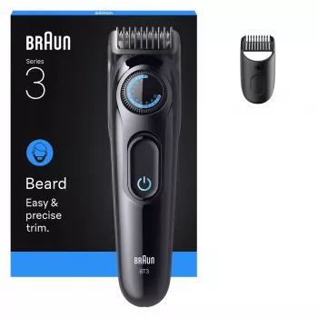 Recortadora de barba Braun BT3500 AC/pila 20 negro recortadora de precisión
