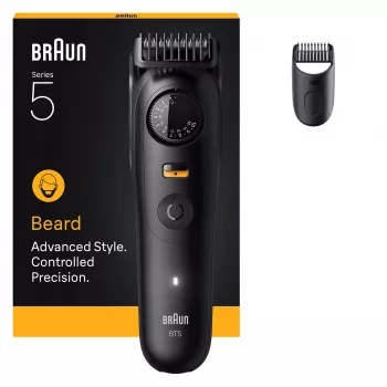 Braun BeardTrimmer 5 BT5500 recortadora de barba batería 20 2 cm en húmedo y en seco negro