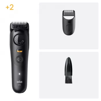 Braun BeardTrimmer 5 BT5500 recortadora de barba batería 20 2 cm en húmedo y en seco negro