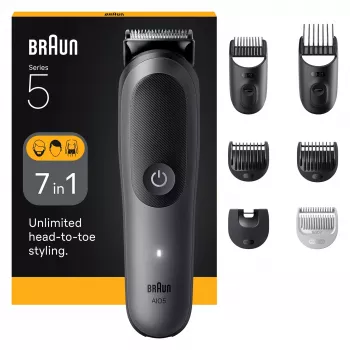 Braun AIO5520 cortapelos/recortadora negro, gris 14 litio (Li-Ion)