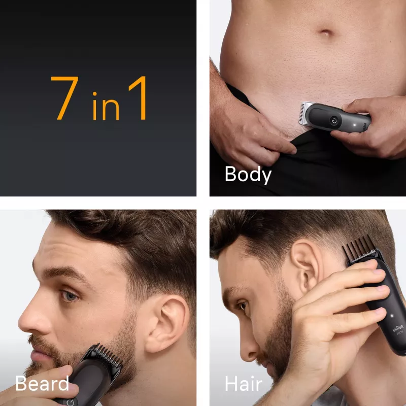 Braun AIO5520 cortapelos/recortadora negro, gris 14 litio (Li-Ion)
