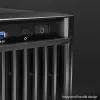 Caja de ordenador CHIEFTEC BW-01B-OP semitorre ATX/ITX, compatible con 6×3,5 pulgadas + 4×2,5 pulgadas, 2×5,25 pulgadas, trasero 1×120 mm, SGCC, negra, 200×510×465 mm
