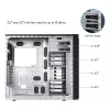 Caja de ordenador CHIEFTEC BW-01B-OP semitorre ATX/ITX, compatible con 6×3,5 pulgadas + 4×2,5 pulgadas, 2×5,25 pulgadas, trasero 1×120 mm, SGCC, negra, 200×510×465 mm