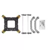 Chieftec CAC-S92PWM-LP45 sistema de refrigeración para ordenador caja de ordenador disipador de aire 9,2 cm negro