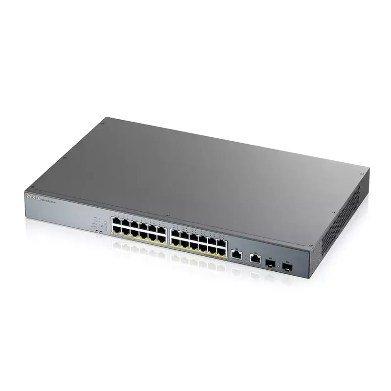 Zyxel GS1350-26HP-EU0101F switch de red gestionado L2 Gigabit Ethernet (10/100/1000) Power over Ethernet (PoE) gris