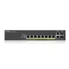 Zyxel GS2220-10HP-EU0101F switch de red gestionado L2 Gigabit Ethernet (10/100/1000) Power over Ethernet (PoE) negro
