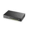 Zyxel GS2220-10HP-EU0101F switch de red gestionado L2 Gigabit Ethernet (10/100/1000) Power over Ethernet (PoE) negro