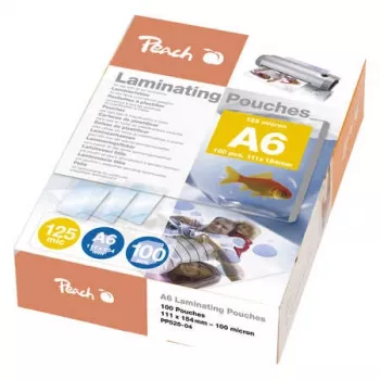 Peach PP525-04 fundas de laminación 100 uds.
