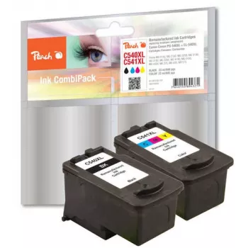 Peach 316603 Cartucho de tinta 2 uds. negro, cian, magenta, amarillo