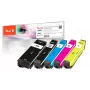Peach PI200-285 Cartucho de tinta 5 uds. compatible alto (XL) rendimiento negro, cian, magenta, negro fotográfico, amarillo