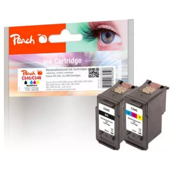 Peach 319023 Cartucho de tinta compatible negro, cian, magenta, amarillo