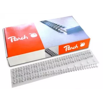 Peach 510996 Carpeta de encuadernación A4 plata 100 uds.