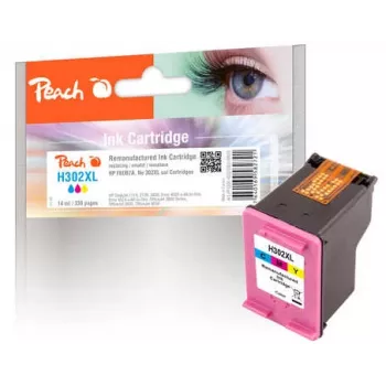 Peach PI300-652 Cartucho de tinta cian, magenta, amarillo