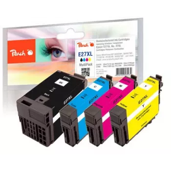 Peach 319815 Cartucho de tinta 4 uds. compatible negro, cian, magenta, amarillo