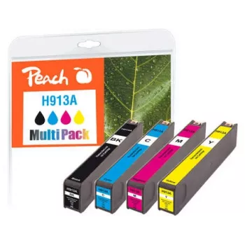 Peach PI300-744 Cartucho de tinta 4 uds. compatible negro, cian, magenta, amarillo