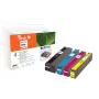 Peach PI300-750 Cartucho de tinta 4 uds. compatible alto (XL) rendimiento negro, cian, magenta, amarillo