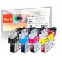 Peach PI500-238 Cartucho de tinta 4 uds. negro, cian, magenta, amarillo