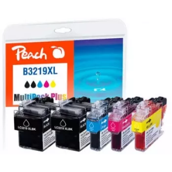 Peach PI500-246 Cartucho de tinta 5 uds. negro, cian, magenta, amarillo
