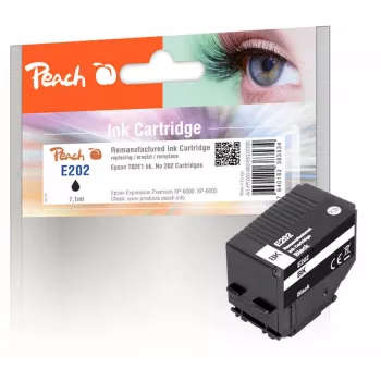 Peach PI200-668 Cartucho de tinta 1 ud. compatible rendimiento estándar negro